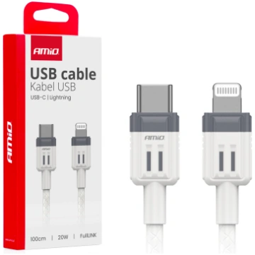 USB-C to Lightning 20W 100cm FullLINK AMIO-03910 A