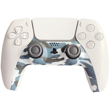 Piranha PS5 Controller Skins - Camo Blue