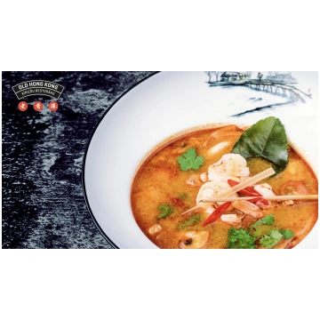 TOM YUM GOONG - asā jūrasvelšu zupa 冬阴功汤