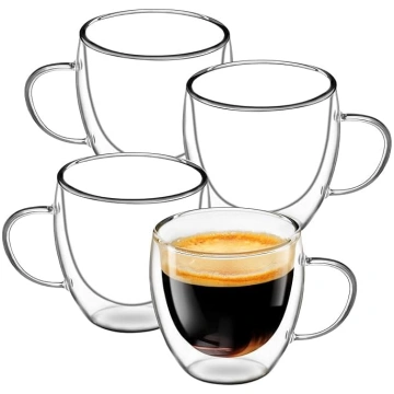 4 Latte Macchiato glāžu komplekts, 250 ml, divstūr