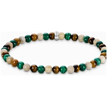 Thomas Sabo A2183-468-7-L19 Unisex Bead Armband in