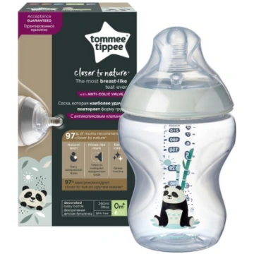 TOMMEE TIPPEE Natural Start barošanas pudelīte ar 
