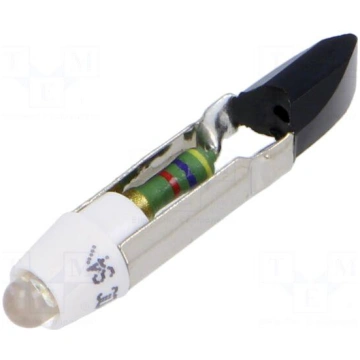 LED lamp | T5,5 | white | 28VDC | 28VAC | plastic 