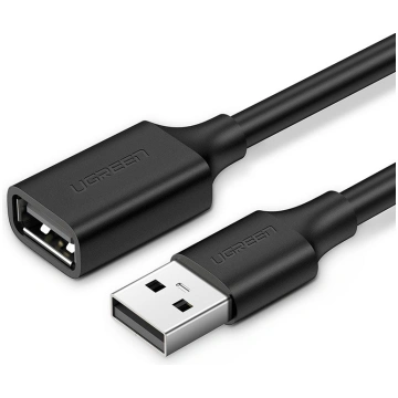 Pagarinātājs USB kabelim, 2m, melns UGREEN 6957303