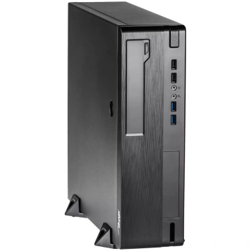 Datora korpuss Akyga AK-502-02BK Midi Tower, melns