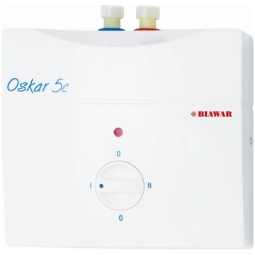 Biawar caurplūdes ūdens sildītājs OSKAR OP-5C zem/