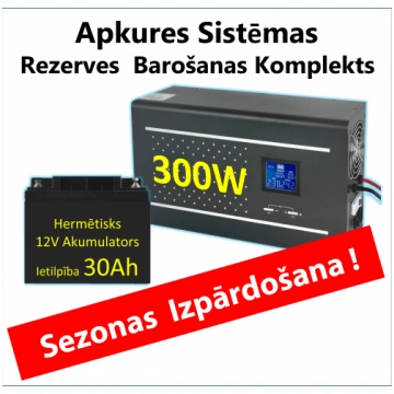 Komplekts: Profesionāls Invertors UPS apkures sist