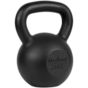 Čuguna svars 24 kg, Rebel Active, melns