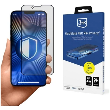 3MK HardGlass Matt Max Privacy Screen Protector fo