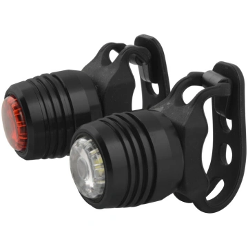 Mini LED velosipēdu lukturu komplekts, uzlādējams 