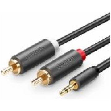 Ugreen AV102 2x RCA cable (Cinch) jack 3.5mm 3m Bl
