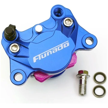 blue 84mm Pitching Mounting Motorcycle Caliper Bra