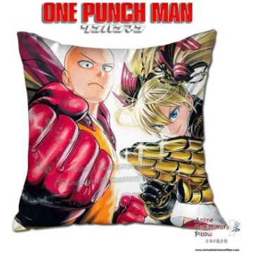 New One Punch Man 40x40cm Square Anime Dakimakura 
