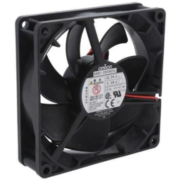 Fan: DC; axial; 92x92x25mm; 74.4m3/h; 30dBA; ball;