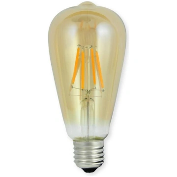 LED spuldze E27 4W ST64 Filament Retro Amber - Sil