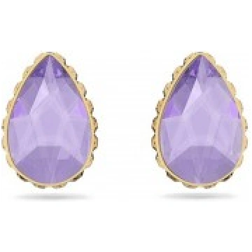 Orecchini a buco Swarovski Orbita lilla oro 564140
