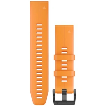 QuickFit® 22 mm Solar Flare Orange Silicone Garmin