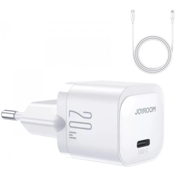 Mini chargeur USB C 20W PD avec cable USB C - Ligh