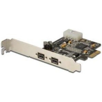 DIGITUS Add-On Card Firewire (800) PCI Express, 2x