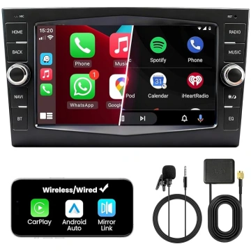 Double DIN auto radio ar ekrānu Opel Vauxhall Astr