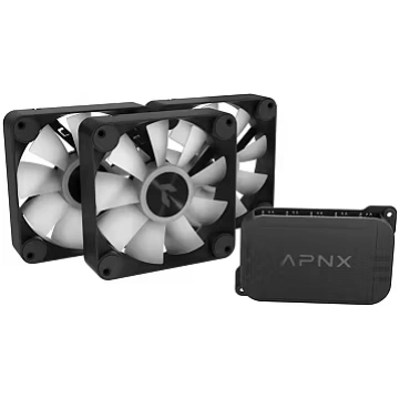 APNX FP1-R 120 PWM ARGB, Reverse Blade, Black, 3 P