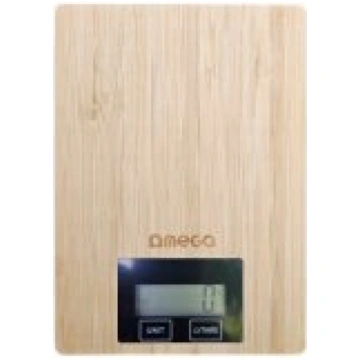 Omega 44980 kitchen scale Bamboo virtuves svari OB