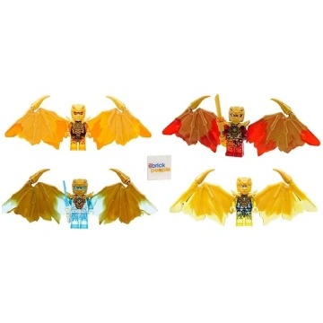 LEGO Ninjago kristalizētais zelta drakonu komplekt
