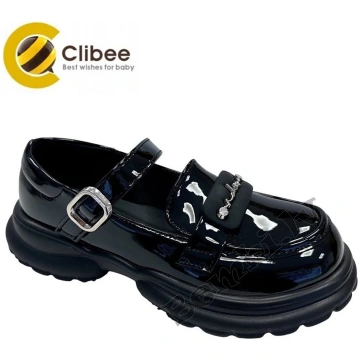 Clibee Melnas laka kurpes meitenēm (32-37 izm.) 32