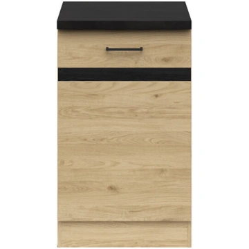 Virtuves skapītis Black Red White Junona Line apak