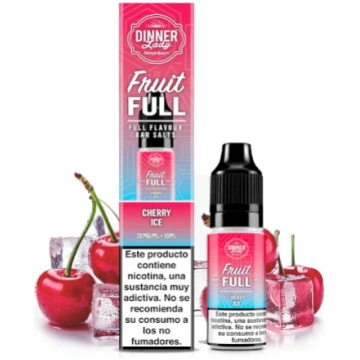 Dinner Lady Fruit Full Cherry Ice 10ml Salt E-Liqu
