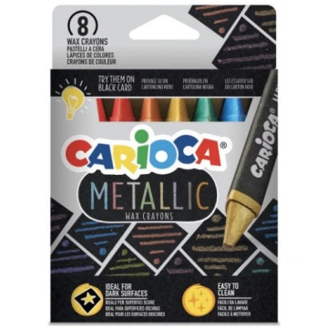 Vaska krītiņi CARIOCA Metallic 8 gab (200-13687)