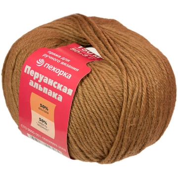 Peruanskaya aļpaka t.smilškrāsas, 50g Pehorka