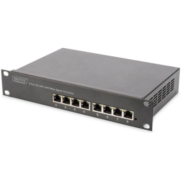 Digitus Gigabit Ethernet PoE switch, 8-port PoE+, 