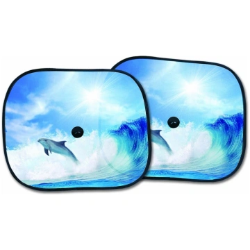 Bottari Saulessargi auto sānu logiem "DOLPHIN", 2 