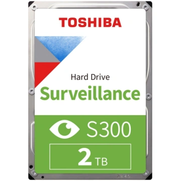 Toshiba S300 2 TB, hard drive (SATA 6Gb/s, 3.5) To