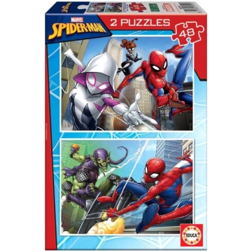 Puzle 2in1 Educa Spider-Man 460119, 20 cm x 28 cm,