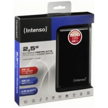 External HDD|INTENSO|500GB|USB 3.0|Colour Black|60