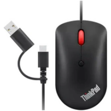 Lenovo ThinkPad USB-C Wired Compact Mouse Raven Bl