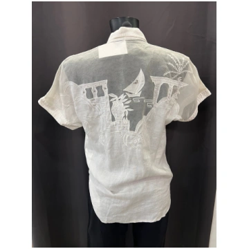 Camicia vintage in Ramie Alba Moda | L donna