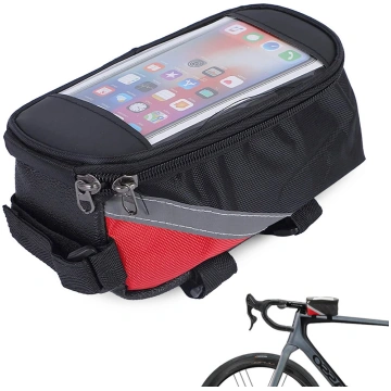 Ūdensnecaurlaidīga Velosipēda Soma Pannier Tālruņa