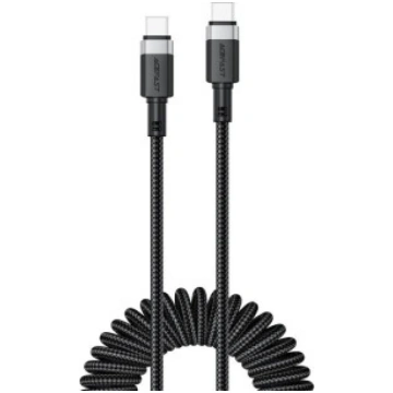 Acefast C14-03 USB-C - USB-C Spring Cable 480Mb|s 