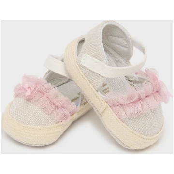 Espadrillas con volant neonata 09634 pianetainfanz