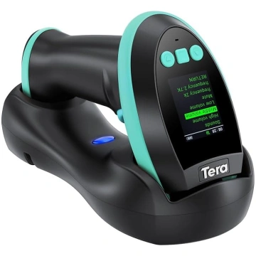 Tera bezvadu 2D svītrkodu skeneris: ar digitālo ie