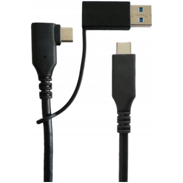 Kabel USB MicroConnect USB-A + USB-C - USB-C 1 m C