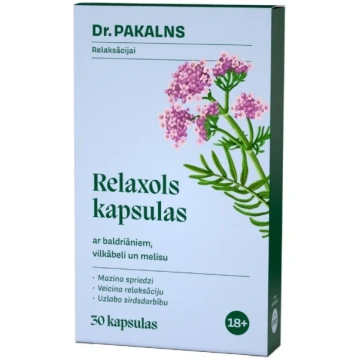 DR. PAKALNS RELAXOLS kapsulas N30
