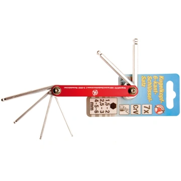 Foldable Key | Internal hexagon with ball point, 1