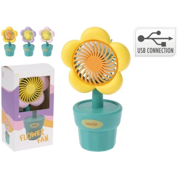Ventilators FLOWER USB 3 veidi