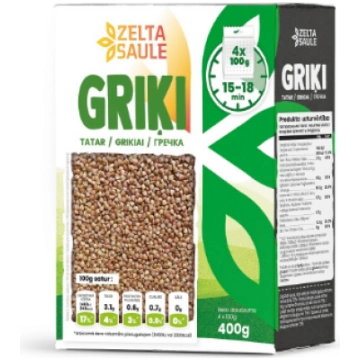 Griķi Zelta Saule 4*100g