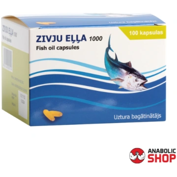 Unifarma Fish oil capsules Zivju eļļa 100 kapsulas