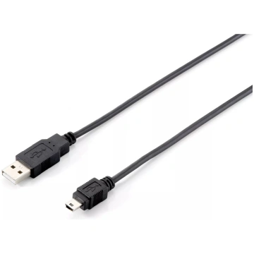 USB 2.0 Type A uz Mini-B kabelis Equip 128521 1.8m